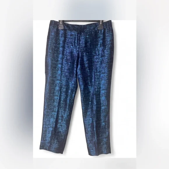 Express Women's Dark blue marled pull on pants . Size 8. Inseam 26 length 37. - Picture 7 of 7